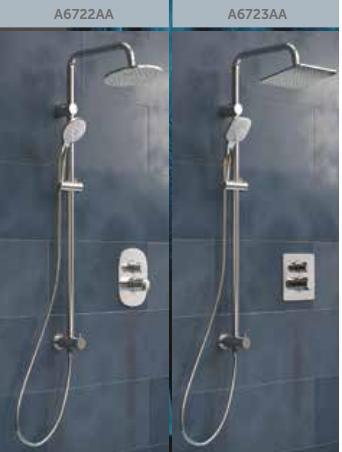 <font color=red>while stock lasts </font>Ideal A6722AA Easybox shower system with dual shower kit ROUND  style ONLY
