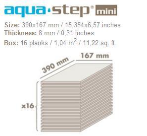 MINI Flooring 390x167x8mm