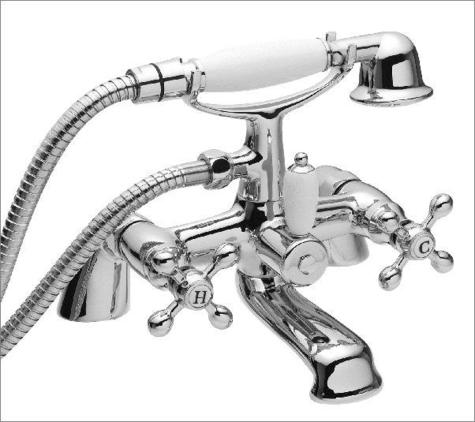 X384 VICTORIAN Bath/Shower Mixer with Shower kit