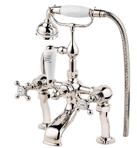 REGENT 4300 Bath/Shower Mixer & Handset, pillar unions