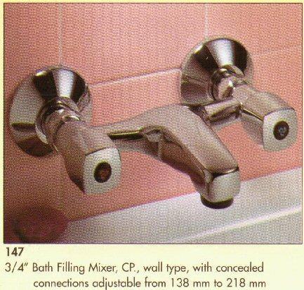 **  1 available  ** 147CA COBRA CLASSIC Wall Bath Filler, choice of handles