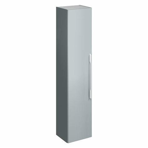 e500 Square Tall Storage Unit, gloss grey or gloss white