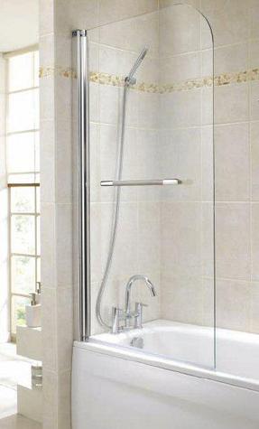 Single Panel Bath Screen