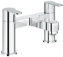 GROHE 2510002 EUROSTYLE COSMO 2 hole Bath Filler  suits HIGH or LOW pressure