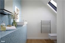 OUSE Flat front towel rail, 
