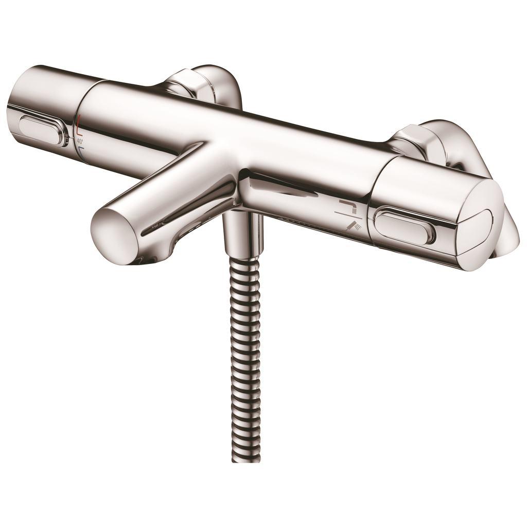 Ideal A4815AA CERATHERM 100 exposed thermostatic bath/shower mixer with
