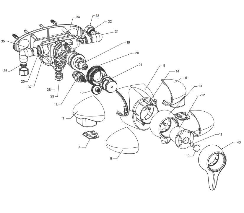 Trevi Shower CTV exposed Spare Parts