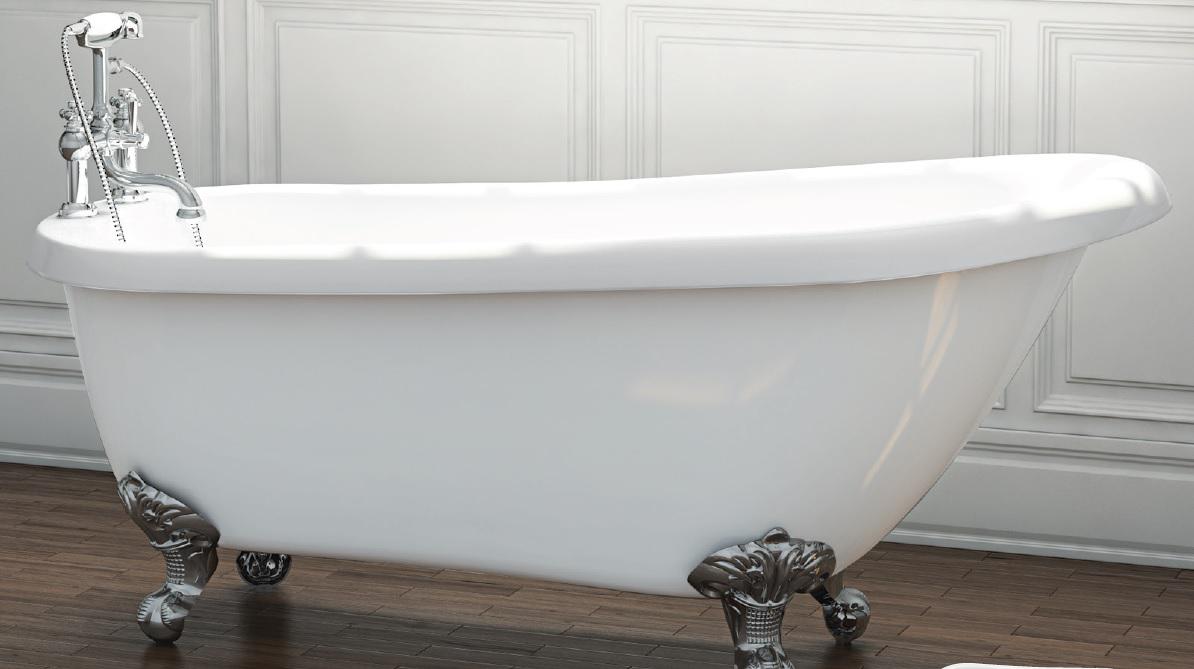 Synergy Brentwood 1555x725 Slipper Bath