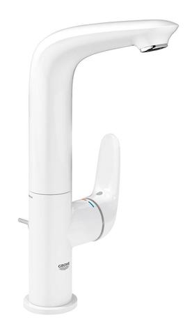 GROHE 23718LS3 EUROSTYLE Large Basin Mixer, solid metal handle PUW WHITE
