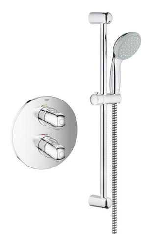 GROHE 34575000 Grohtherm 1000 BIV Thermostatic Shower Mixer complete with sliderail