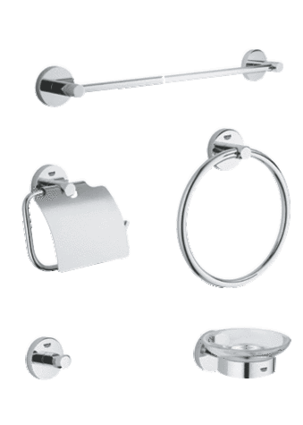 40344000 ESSENTIALS BATHROOM ACCESSORY SET