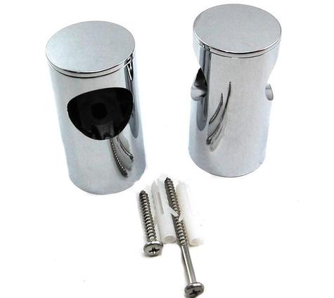 AQUALISA 910326 rail ends (25mm), pair (was 700743)