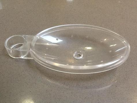 Aqualisa 215004 soap dish, clear