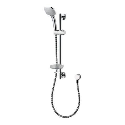 ** offer  **IDEALRAIN Sliderail Shower Kit with 100mm SQUARE HandShower,