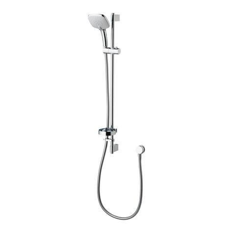 Ideal Standard IDEALRAIN B0018 AA Shower Kit with X LARGE 130mm SQUARE HandShower, ** 1 only **