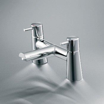 Ideal Standard B5110 CONE Bath filler. Chrome. Dual control two tap holes.