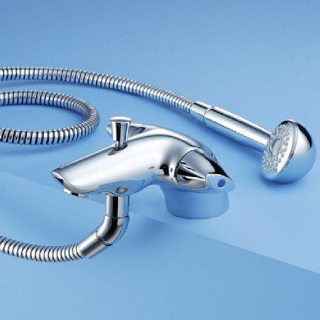 Ideal Standard B8246AA CERAPLAN DISC Dual Control Bath/Shower Mixer with Kit