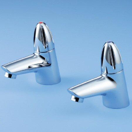 Ideal Standard B8257AA CERAPLAN DUO Bath Pillar Taps (pair)