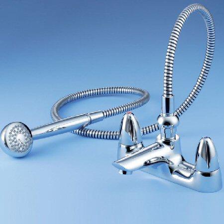 Ideal Standard B8259AA CERAPLAN DUO Dual Control Bath/Shower Mixer with Kit