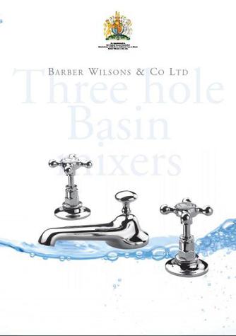 BARBER WILSONS 3 Hole Basin Mixers