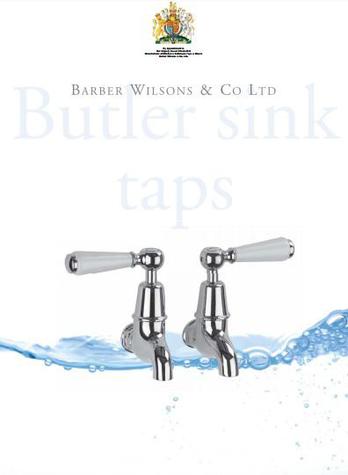 BARBER WILSONS Butler Sink Taps
