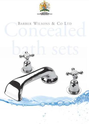 BARBER WILSONS Concealed Bath Sets