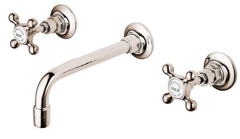 Barber Wilsons R6454 REGENT 3 hole Basin Mixer Wall Mounted
