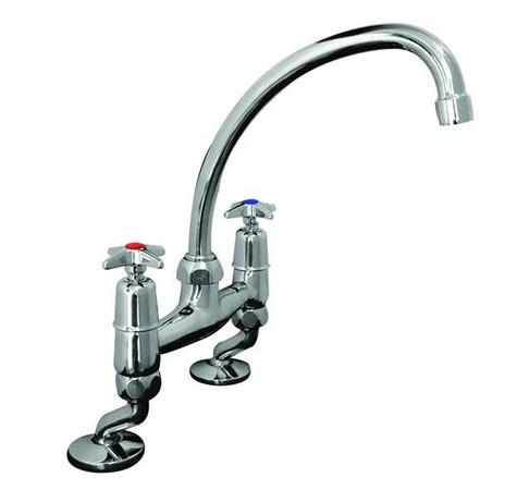 COBRA STAR 2 hole deck mounted Mixer, chrome