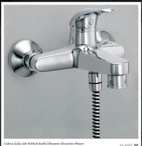 GA658  GA659 COBRA GALA  Bath/Shower Mixer WALL or DECK mounted