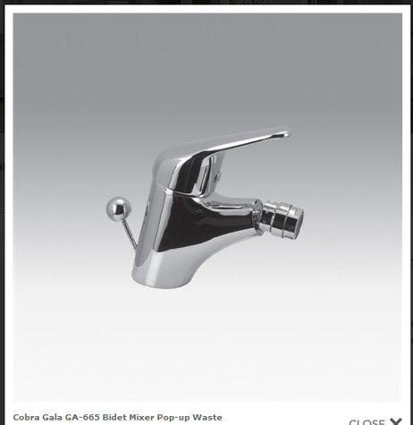 end of line: GA665 COBRA GALA  Bidet Mixer