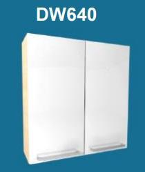 VERMONT OAK Wall Double Door (d)200mm (w)640mm Moores AFFINITY Furniture