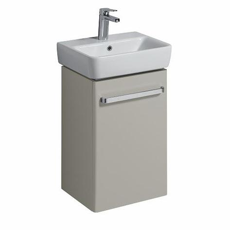 e200 45cm Handrinse Basin Unit, gloss grey or gloss white