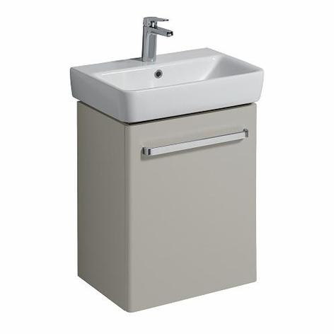 e200 55cm Washbasin Unit, gloss grey or gloss white