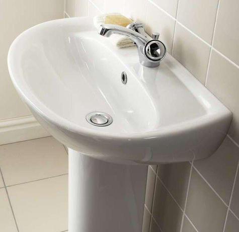 GALERIE OPTIMISE Short Projection Basin 535mm 1 tTH righthand