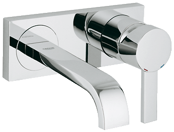 GROHE 33850 LINEAR Wall Bath/Shower Mixer With HandShower Set