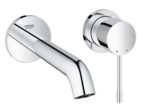 19408001 19967001 32635 ESSENCE 2 hole Wall Basin Mixer, M or L