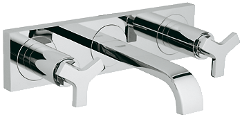 Grohe ALLURE 3-H Basin Mixer Wall Mounted 20144 **2 only **