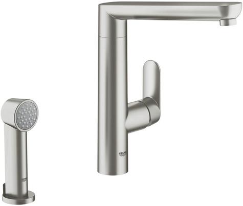 Grohe 32179 K7 Sink Mixer 1/2inch Side spray supersteel