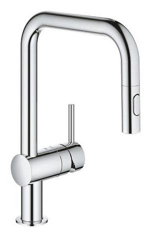 GROHE 32322002 Minta U Spout Mixer with pull out trigger spray