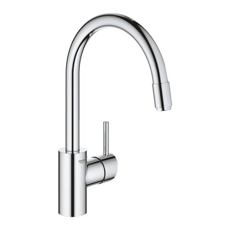 GROHE 32663003   CONCETTO SINGLE-LEVER SINK MIXER 1/2&#8243;, PULLOUT SPRAY