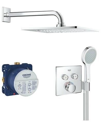 Grohe 34742 Grohtherm SmartControl Perfect shower set (square)