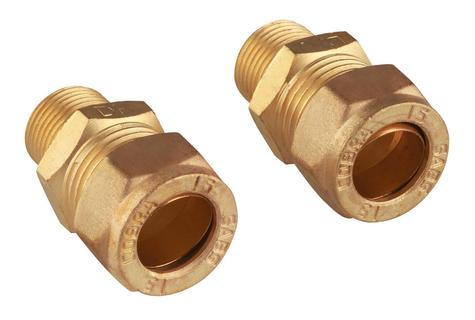 Grohe 46914 Compression fittings 15mm to 12mm adaptor