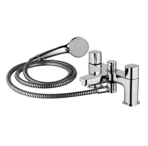 Ideal Standard B0731AA TEMPO 2H Bath/Shower Mixer with Shower Set