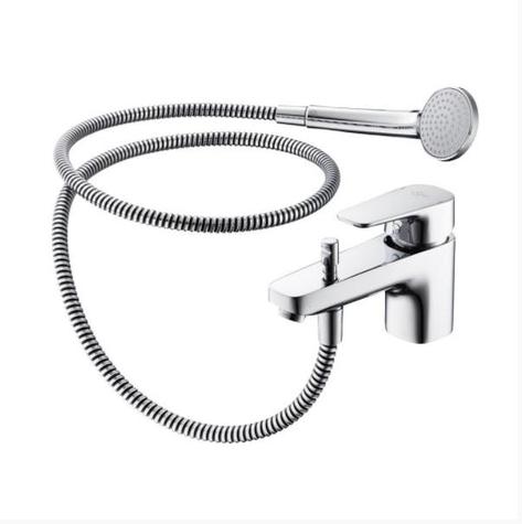 Ideal Standard B0733AA TEMPO 1H Bath/Shower Mixer with Shower Set