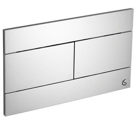 Ideal Standard VV659044 RIVER Slimline Mechanical Flushplate for In-wall system chrome