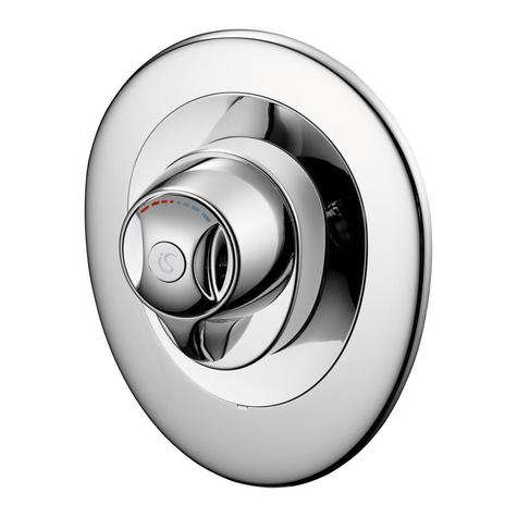 A3102AA A5782AA CTV built in thermostatic valve chrome, optional shower kit