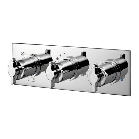 Ideal Standard A5600AA SILVER Thermostatic Mixer. 3 way diverter
