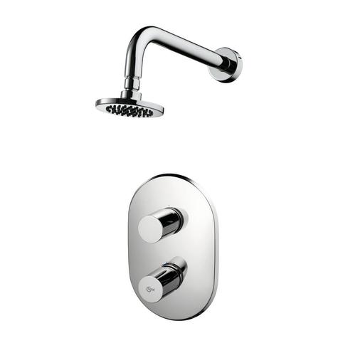 Ideal Standard ** 1 only  ** Ideal A5701AA Boost BIR Shower & Fixed Head, Concealed, Chrome