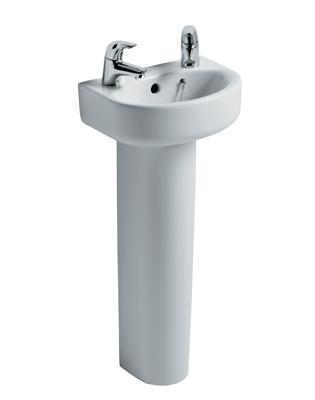 Ideal Standard E793201 CONCEPT Arc 35cm hand rinse basin - two tapholes
