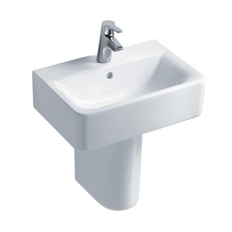 CONCEPT Cube 55cm short projection pedestal basin